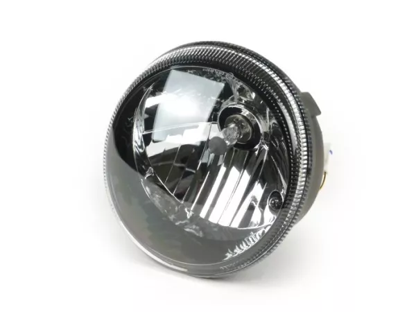 Lampu depan -KUALITAS OEM- Vespa GTS yaitu Super 125-300 - berwarna asap / hitam - (juga cocok untuk GT, GTS, GTL)