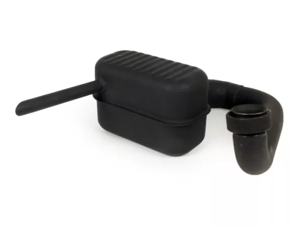 Knalpot -RR-Box Road Racing- Vespa 150 GS VS2-5T, 1956-1961 - hitam