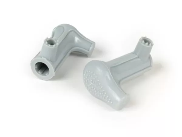 Kaki penyangga -PREMIUM- Ø 16mm - Rangka Lebar Vespa V1-V15, V30-V33, VM, VN, VL - abu-abu