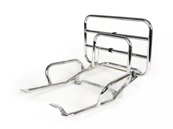 Opklapbaar bagagerek -MOTO NOSTRA- Vespa PK S, PK XL, PK XL2 - Chroom