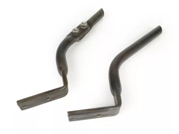 Hoekstuk - frame veerpoot voetplaat achter rechts+links -PREMIUM- Lambretta LI (serie 1-2), TV (serie 2) - om op te lassen