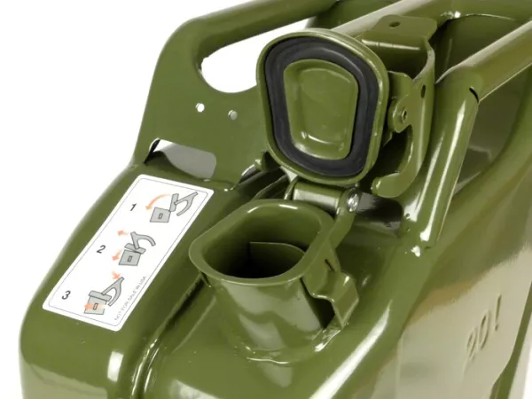 Tanica in metallo per carburante da lt 20 fervi 0189/20c Online