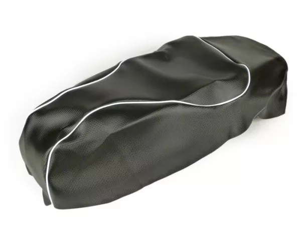 Funda de asiento -X-TREME- Vespa GTS i.E. Super 125-300 (ZAPM4520) - (2014-, Facelift) - Negro (Carbon Style)