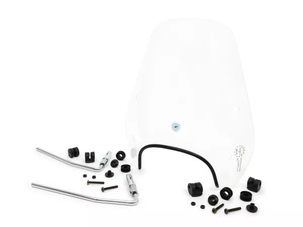 Parabrisas -AMS Cuppini- 330x380mm - Vespa ET2 50 (ZAPC120, ZAPC1600, ZAPC3810), ET4 125/150 (ZAPCM0400, ZAPM1900)