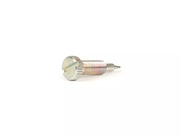 Gemischeinstellschraube -DELLORTO- SI20-24mm - Gewinde M5 x 0,75mm - dünne Spitze (Ø=0,65mm) - Typ Vespa PX mit Schlitzschraube