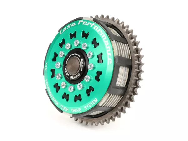 Clutch -CASA PERFORMANCE PowerMaster 7 plate, 12 spring- Lambretta LI, LI S, SX. TV (series 2-3), DL/GP - 47 tooth - used with CasaCover engine sidecasing