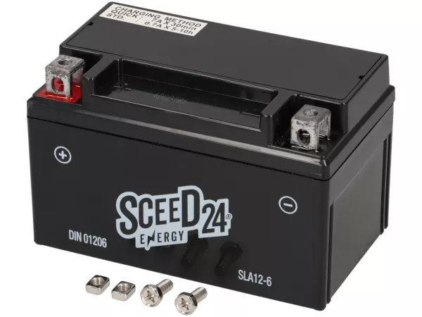 Battery -Gel SCEED 42 Energy- SLA12-6 - 12V, 6Ah - 150x87x94mm