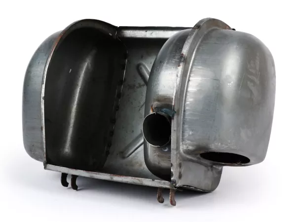 Kompartemen bagasi dengan kotak saringan udara terintegrasi -PREMIUM- Lambretta - Serveta Jet 200- baja, tidak dicat