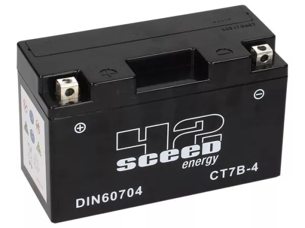 Battery -Gel SCEED 42 Energy- CT7B-4 - 12V, 7Ah - 148x64x90mm