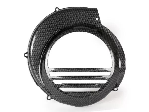 Cubre rueda ventilador -CIF Carbone Look- Vespa PX80, PX125, PX150, PX200 - modelos con arranque eléctrico