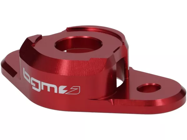 Shock absorber mount fork/shock absorber top BGM PRO 15mm lowering, red for Vespa GTS, GTV, GT, Sprint, Primavera, LX, S