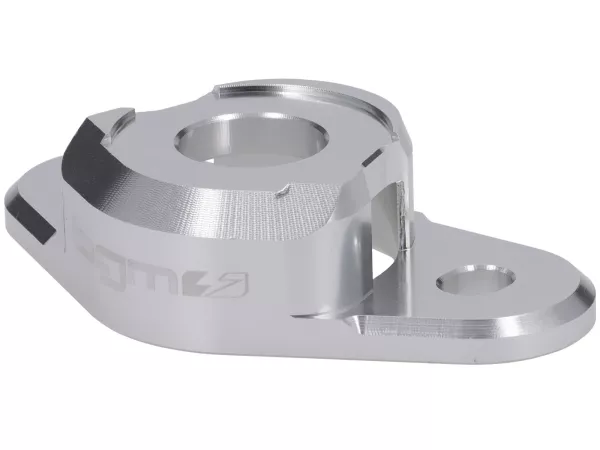 Shock absorber mount fork/shock absorber top BGM PRO 15mm lowering, silver for Vespa GTS, GTV, GT, Sprint, Primavera, LX, S