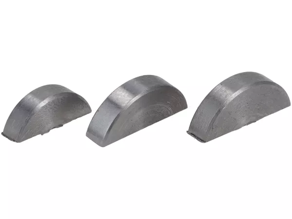 Set di cunei a mezzaluna -CIF by FABBRI RACING temprato- Vespa Smallframe V50, PV, ET3, PK - adatto per ruota pole, primaria, frizione