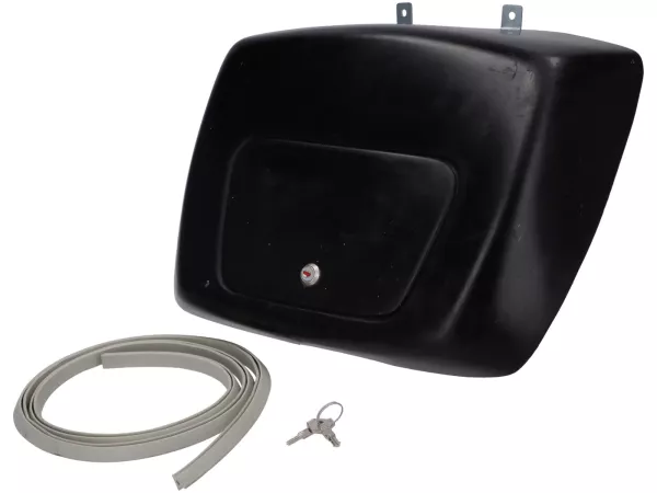 Inside legshield tool box XL -CASA PERFORMANCE, Bicilindrico- Lambretta LI (Series 3), LIS, SX, TV (Series 3) - GRP - primed