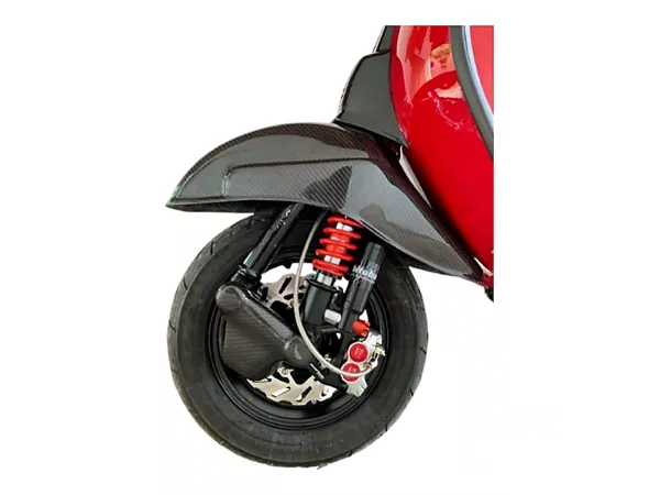 Fenders - CARBON ITALY, real carbon fiber, for Piaggio Zip/Quartz fork - Vespa V50, V90, SS50, SS90, PV125, ET3, PK50, PK80, PK50 S, PK80 S, PK125 S, PK50 XL, PK125 XL, ETS, PK50 HP, PK50 SS
