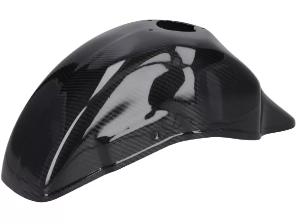 Kotflügel -CARBON ITALY, Echtcarbon, für POLINI Zip Gabel- Vespa V50, V90, SS50, SS90, PV125, ET3, PK50, PK80, PK50 S, PK80 S, PK125 S, PK50 XL, PK125 XL, ETS, PK50 HP, PK50 SS