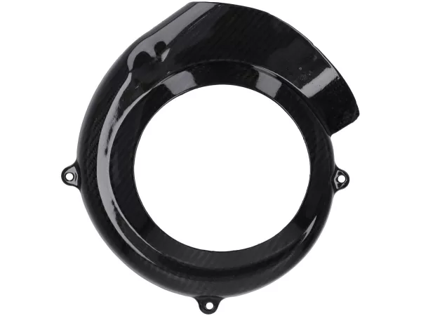 Copertura ventola - CARBON ITALY, carbonio vero - Vespa V50, PV, ET3 - aperta