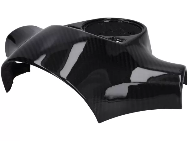 Steering Head Cover - CARBON ITALY, Real Carbon - Old Vespa PX (before 1984)