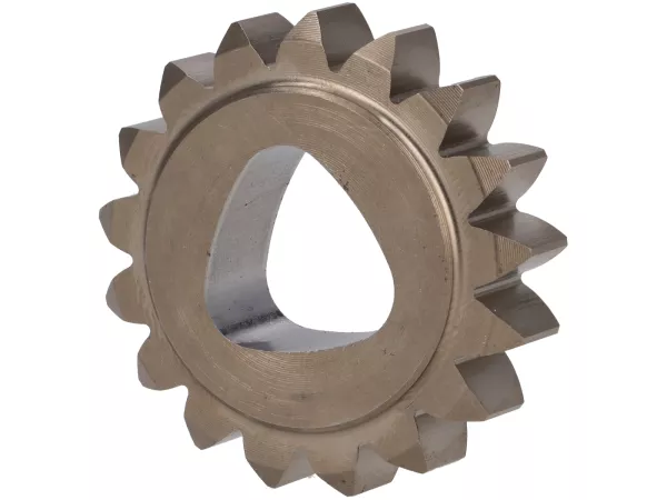 Pignone primario (poligonale) -FAIO/EGIG PERFORMANCE- Vespa V50, PV125, ET3, PK50, PK80, PK125 - Z17 (dentatura diritta, per pignone Z52) - utilizzata ad esempio per EGIG220, Quattrini M200