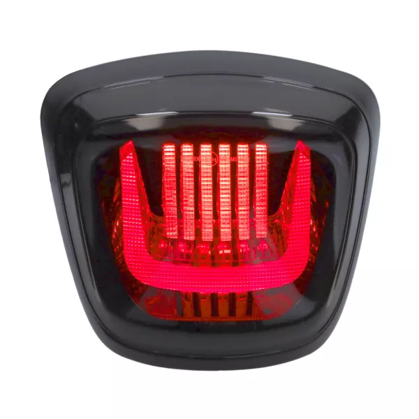 Lampu belakang LED -PANAH CEPAT- Vespa Electrica, Vespa Primavera 50-150, Vespa Sprint 50-150 - hitam mengkilap