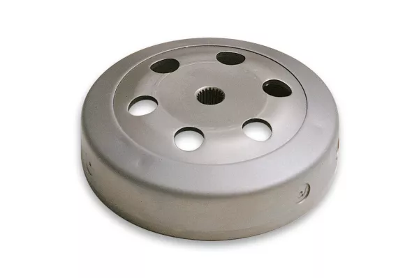 Cloche d’embrayage -MALOSSI- Clutch Bell - Piaggio/Gilera 50-100cc (2 temps, 4 temps), Peugeot 50cc, Kymco 50cc, SYM 50cc, GY6 (4 temps) 50cc (Ø=107mm)