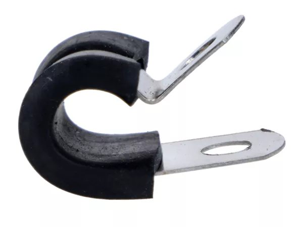 Rubberized clamp -OEM QUALITY - Brake line / wiring harness - 8mm
