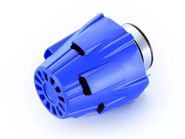 Luchtfilter -POLINI- Blue Air Box - 0°, aansluitbreedte = 37mm - CP 15-24
