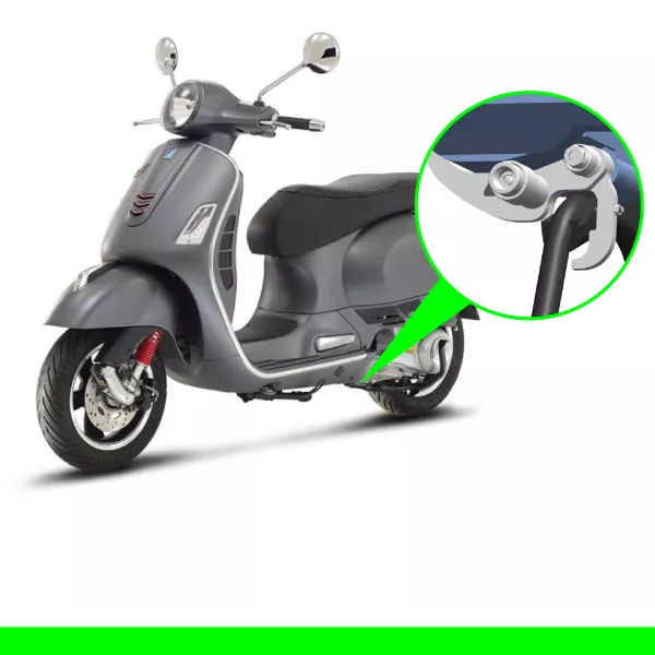 Anti-theft protection Push & Block - Vespa GT, GTL, GTS, GTV 125-300 up to 2020 - Meroni Serrature