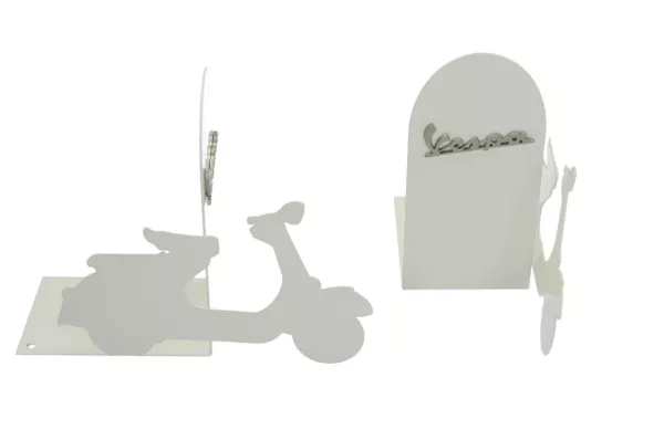 Sujetalibros Vespa -PIAGGIO- Set - blanco