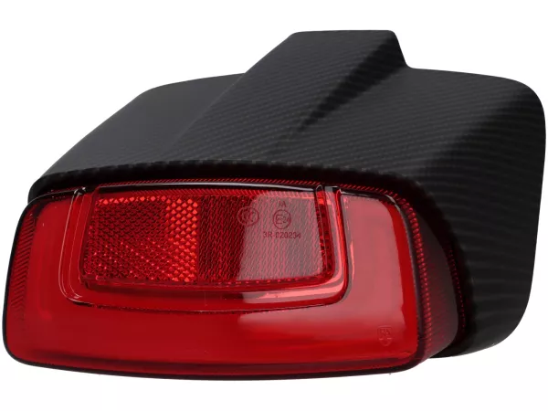 Rear light Royal Alloy, carbon look for TG, JPS 125-300cc