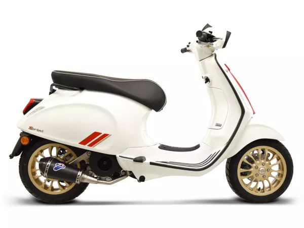 Echappement TERMIGNONI Conical Black Edition pour Vespa Primavera, Sprint, LX, S 125-150ccm (2008-2023)