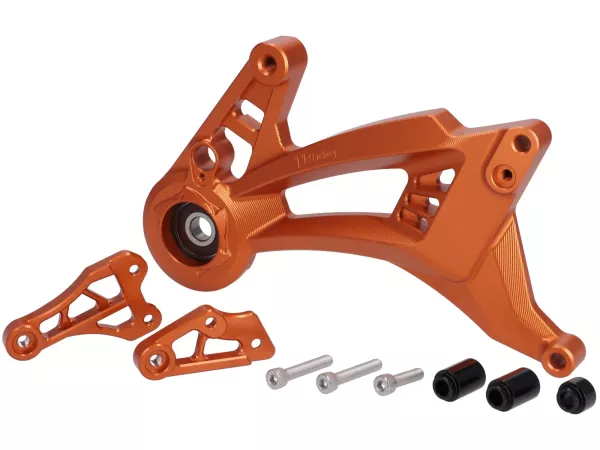Zwenkarm motor TR Factory, oranje voor Vespa GTS, GTS Super, GTV, GT 60, GT, GT L 125-310cc