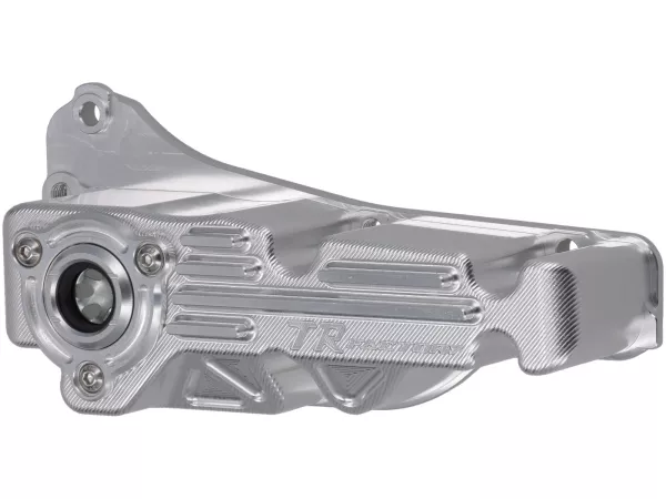 Cárter de aceite TR Factory, color plateado, para Vespa 946 125–150 (2013–), GTS / GTS Super 125–150 (2016–), LT 125–150 (2014), LX 125–150 (2012–2013), Primavera 125–150 (2013–), S 125 (2012), Sprint 125–150 (2014–)