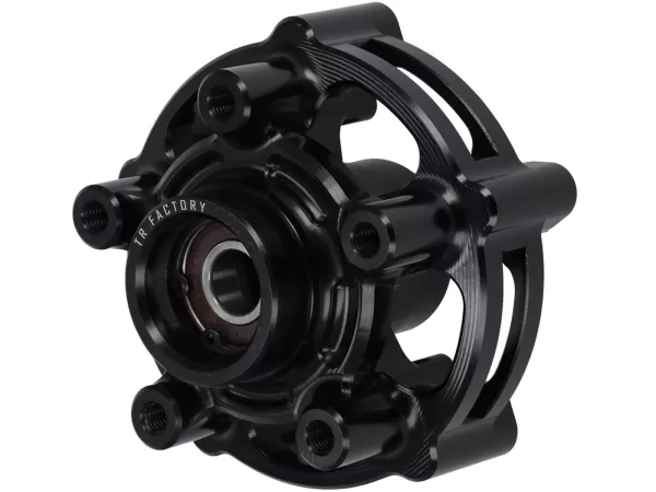 Mozzo ruota TR Factory CNC, nero per Vespa Primavera, Sprint 125-150cc