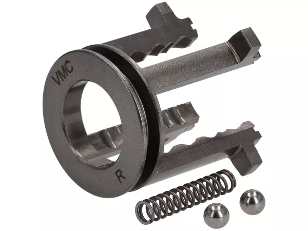 Artiglio del cambio -VMC Racing- ROUND, 4 velocità, H=50mm, Vespa PK50, PK80, PK125, V50 (V5A1T dal n° 69444), Special (V5B3T dal n° 94315), Elestart (V5B4T dal n° 1514), PV125 (VMA2T dal n° 150203), ET3 (VMB1T dal n° 8161)