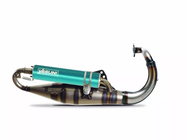 Auspuff -YASUNI- R PRO - Peugeot 50 cc (vertikal) - blau