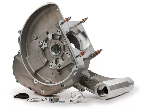 Motorgehäuse -BFA/FRT 288/293 ccm- Plug & Play für BFA Direktmembran-Zylinder - Vespa V50, PV125, ET3, PK50-125