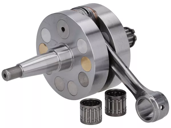 Crankshaft - BFA/FRT 244/288cc Solid-flange for diaphragm intake, stroke = 60 mm, connecting rod = 120 mm - Vespa V50, PV125, ET3, PK50, PK80, PK125