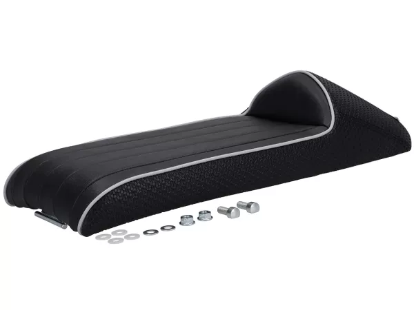 Seat - BGM PRO SHARP TAIL - Lambretta LI, LI S, SX, TV, DL, GP - with magnetic latch