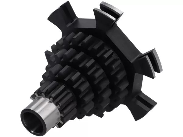 Gear cluster -BGM PRO- Vespa PX200, Rally200 - 12-13-17-21 - Gradation like standard gearbox