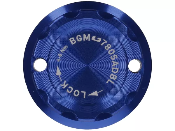 M28x1 Cap - BGM PRO, CNC, Blue - Vespa