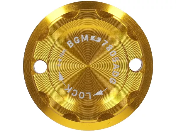 M28x1 Cap - BGM PRO, CNC, Blue - Vespa