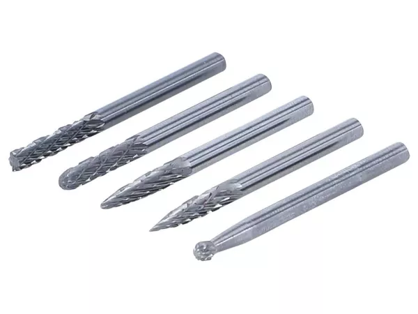 Frässtifte HSS Set -BGS Technic- 3mm 5-teilig für Rotationswerkzeug