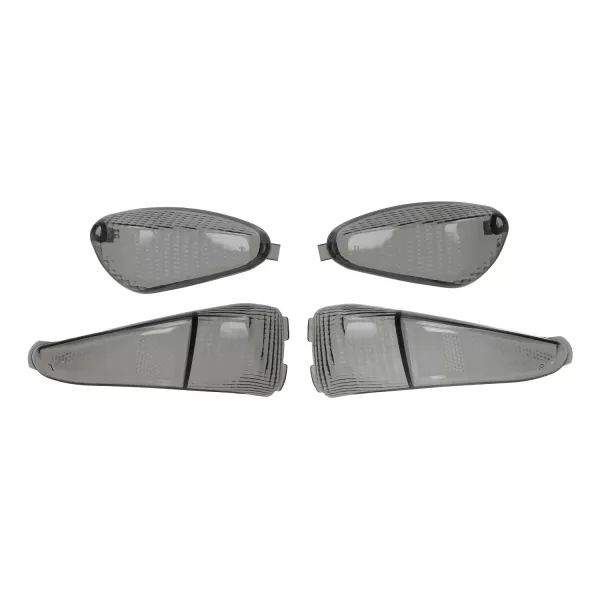 Blinkerglas Set -DMP- 4-teilig - Gilera Runner bis Bj. 2005 - schwarz medium getönt