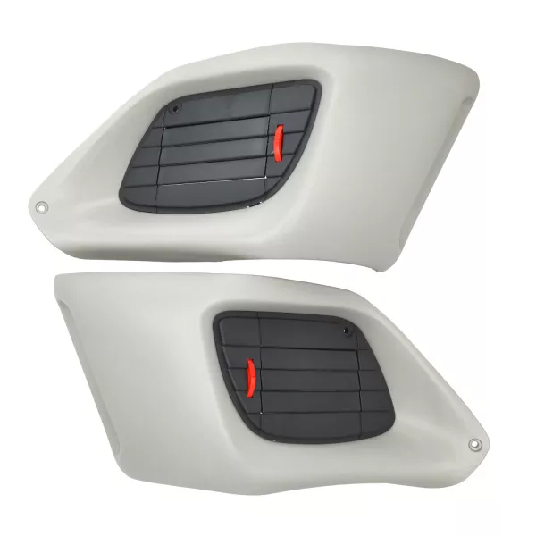 Lufteinlass Set -DMP- Gilera Runner bis Bj.2005 - silbergrau