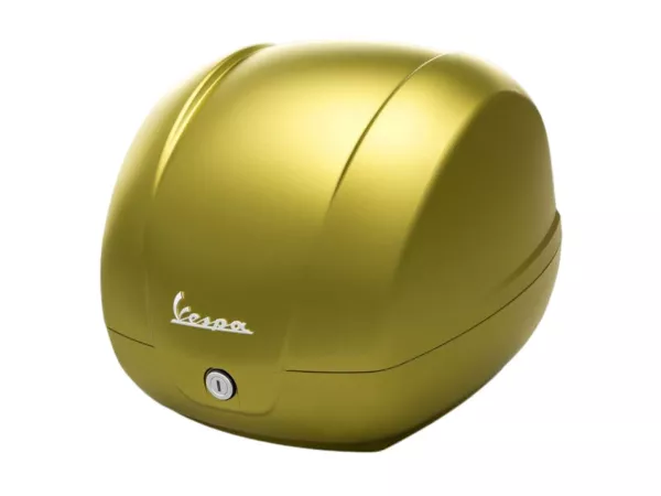Topcase Piaggio, FMS 2025, 36 l, grönt (V03) till Vespa GTS, GTS Super, GTV, GT 60, 125–310 cc