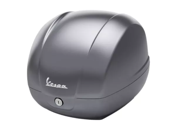 Top Case Piaggio, FMS 2025, 36 l, grå (707/C) till Vespa GTS, GTS Super, GTV, GT 60, 125–310 cc