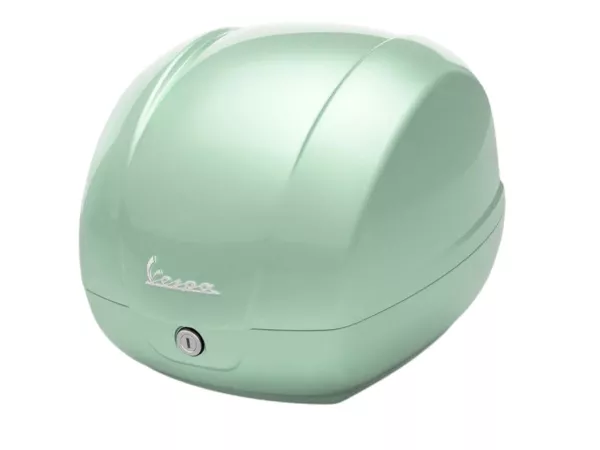 Top Case Piaggio, FMS 2025, 36 l, grön (350/A) till Vespa GTS, GTS Super, GTV, GT 60, 125–310 ccm
