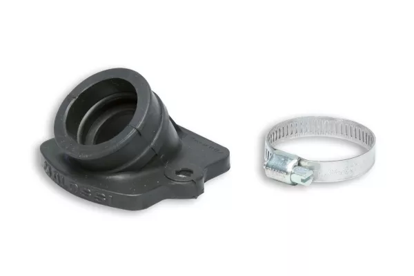 Ansaugstutzen -MALOSSI- MHR- Piaggio 2T - Ø 28 / 22 - Länge 26,5mm schräg