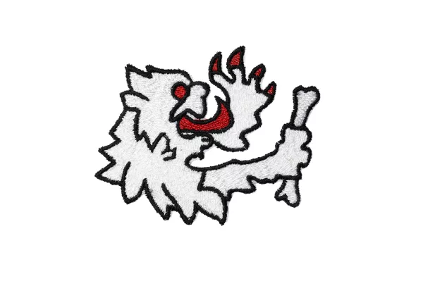 Aufnäher - Patch -MALOSSI- Malossi-Löwenkopf mit gesticktem Saum